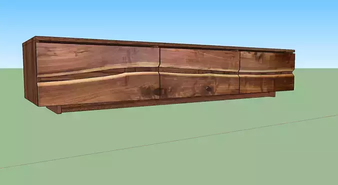 Kobeomsuk furniture - Live Edge TV Stand