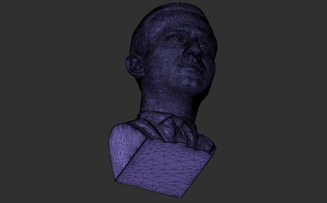 Alexey Navalny bust 3D printing ready stl obj formats 3D print model_36