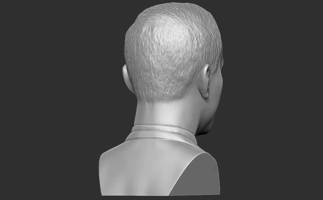 Alexey Navalny bust 3D printing ready stl obj formats 3D print model_13