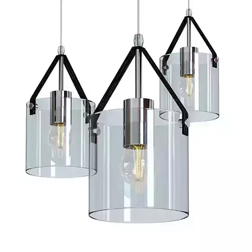 GERBERT three glass pendant lights