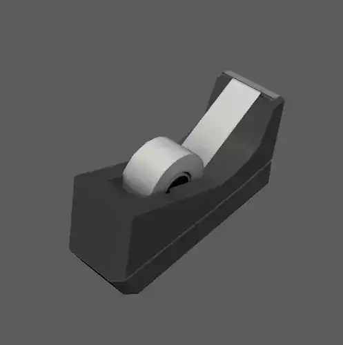 tape 3d model dispenser