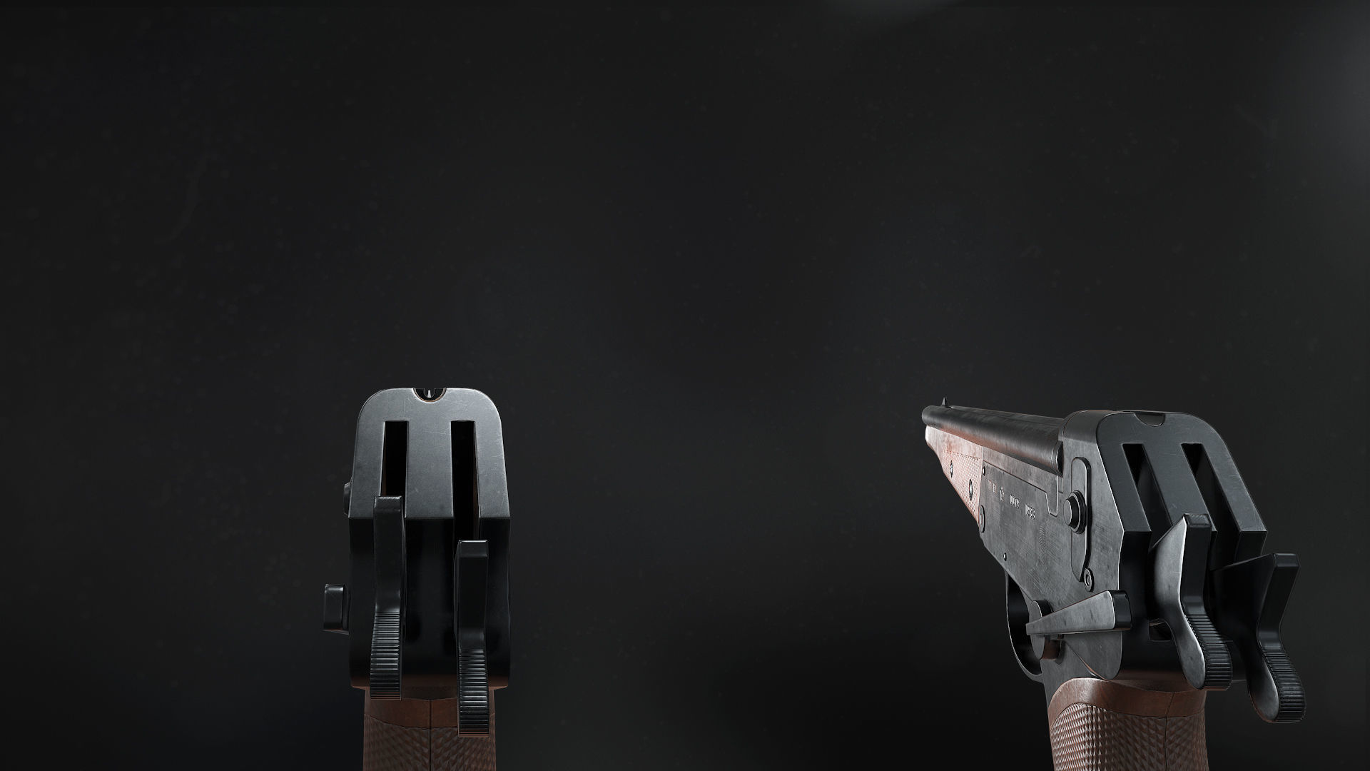 Tp 82 shotgun Low-poly 3D model_5