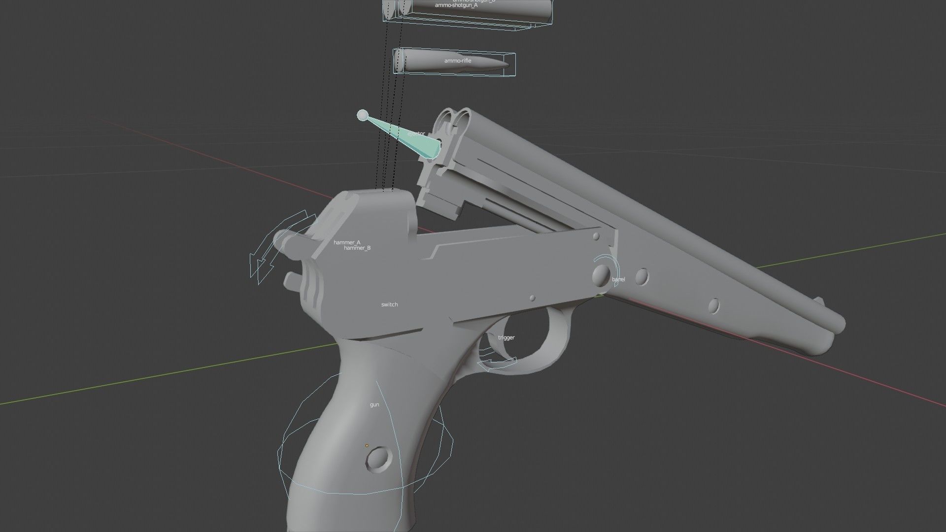 Tp 82 shotgun Low-poly 3D model_10