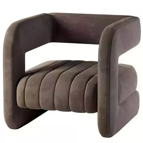 Armchair leather lounge chair