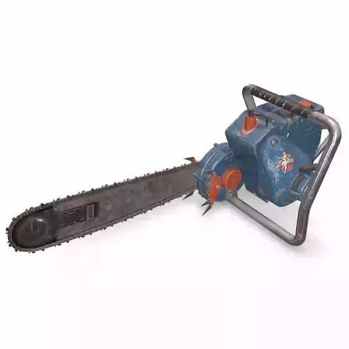 Chainsaw David Bradley Low-poly 3D model
