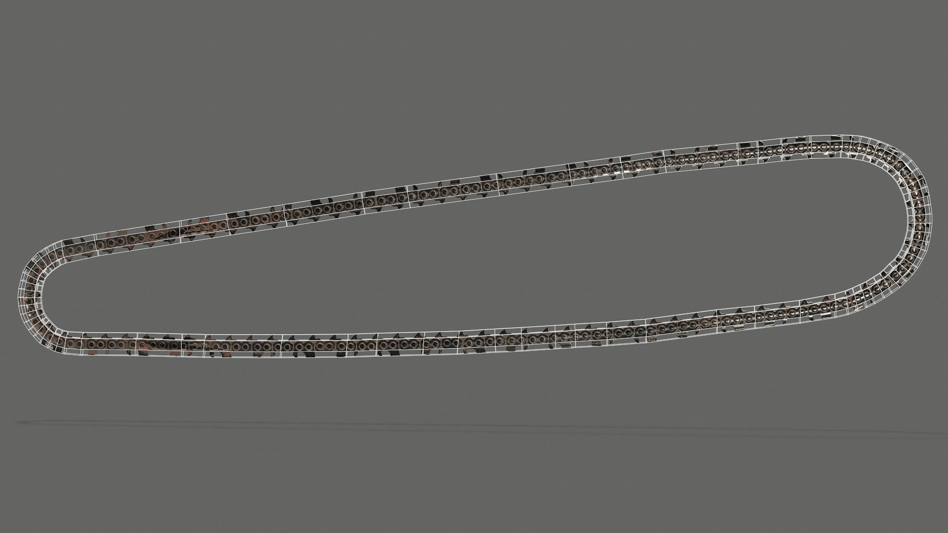 Chainsaw David Bradley Low-poly 3D model_12