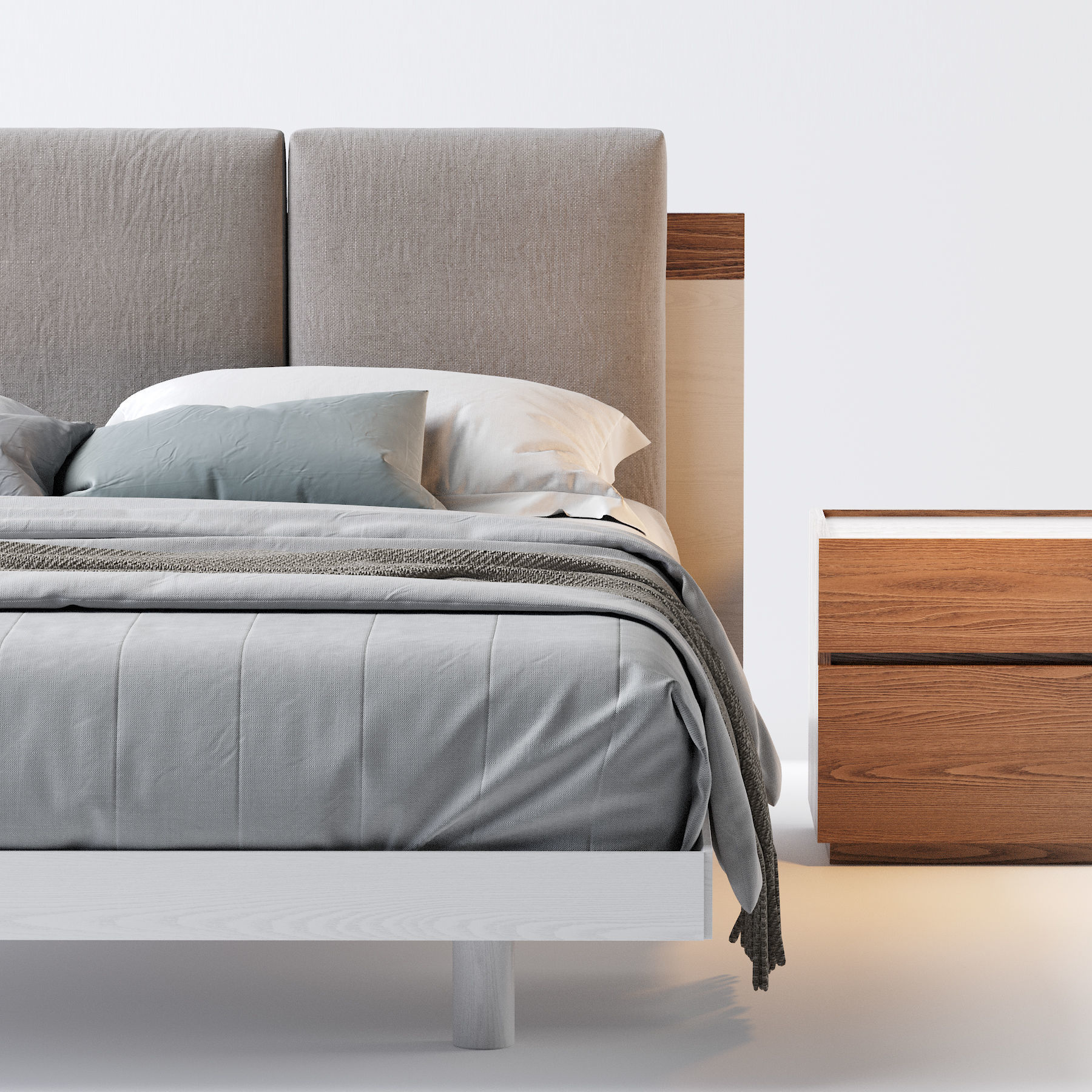 Nikki N03 Bed 3D model_1