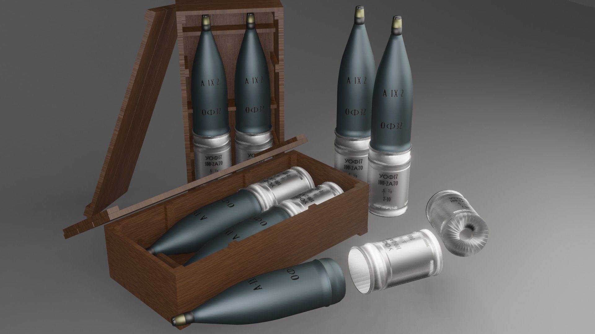 Tank shell collection