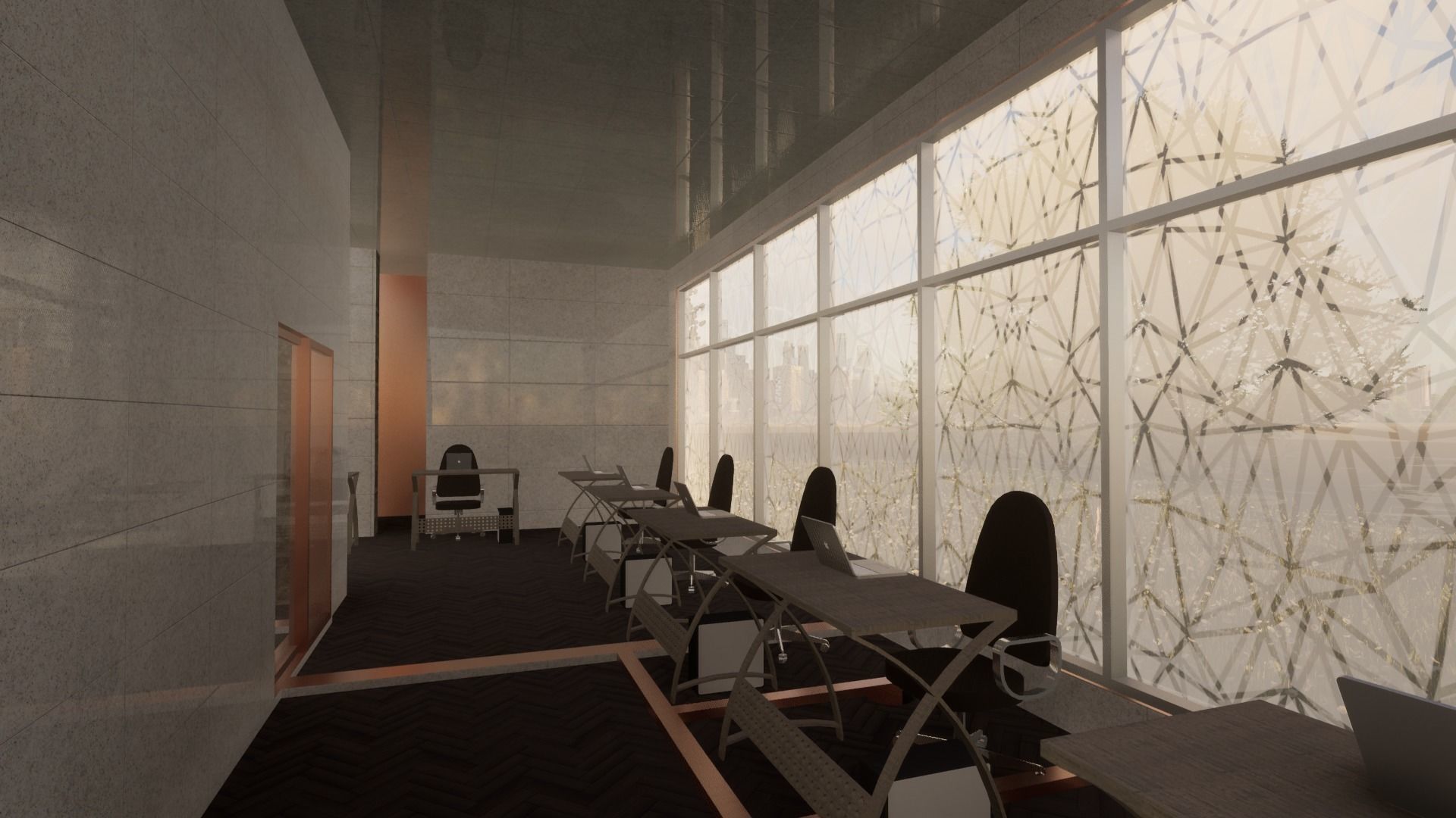 Revit Community center 2020 3D model_9