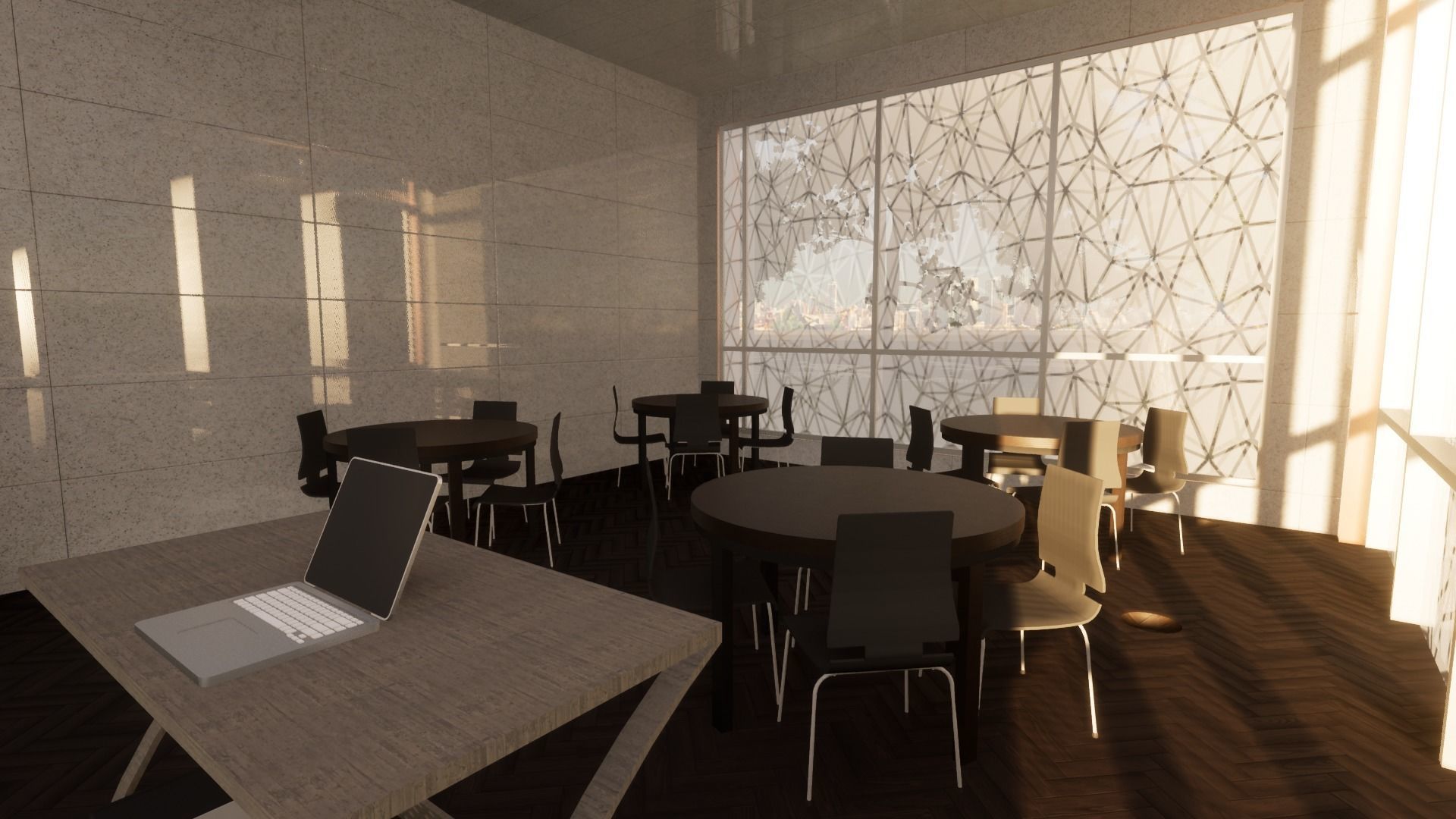 Revit Community center 2020 3D model_10