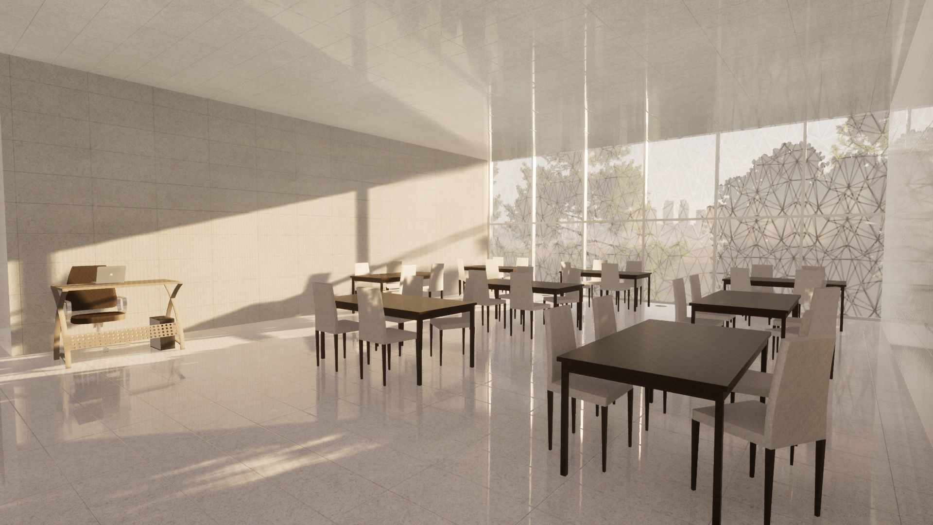 Revit Community center 2020 3D model_7