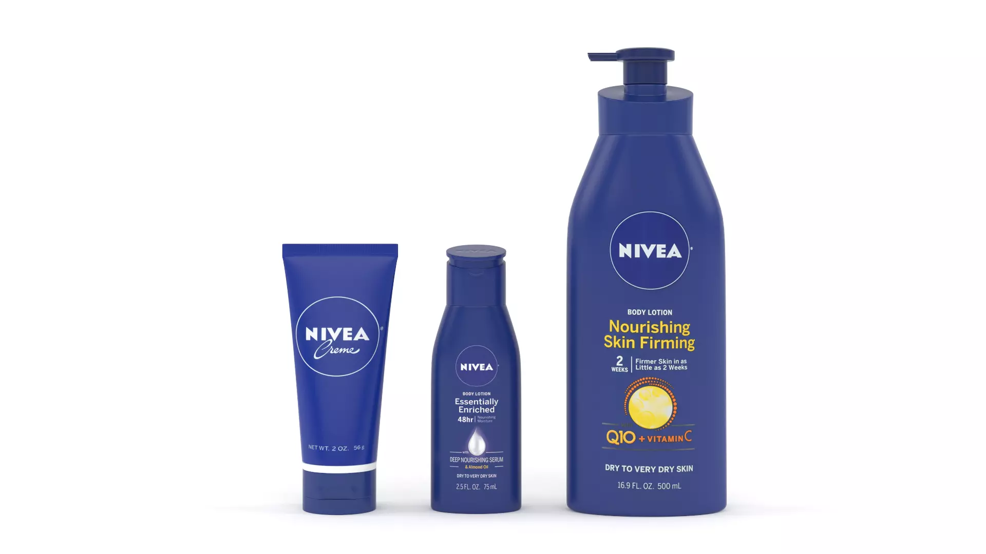 Nivea Body Lotion 3D model_0