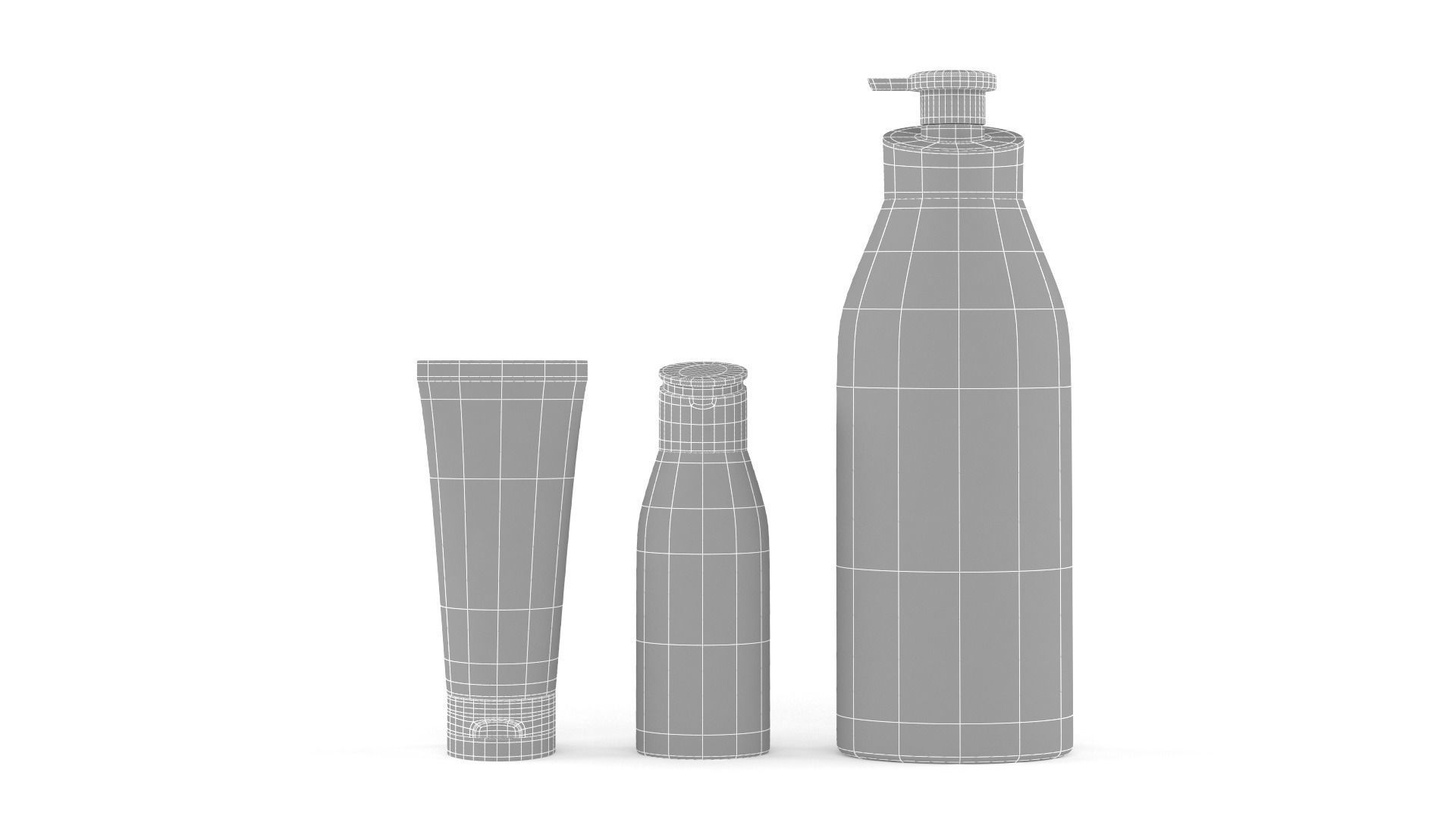 Nivea Body Lotion 3D model_7