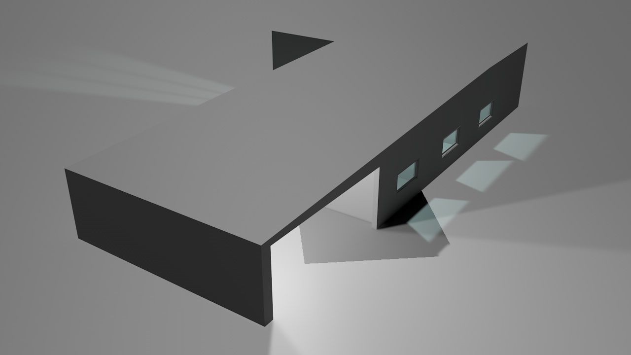 House package - low poly - 40 1-floor houses Low-poly 3D model_90