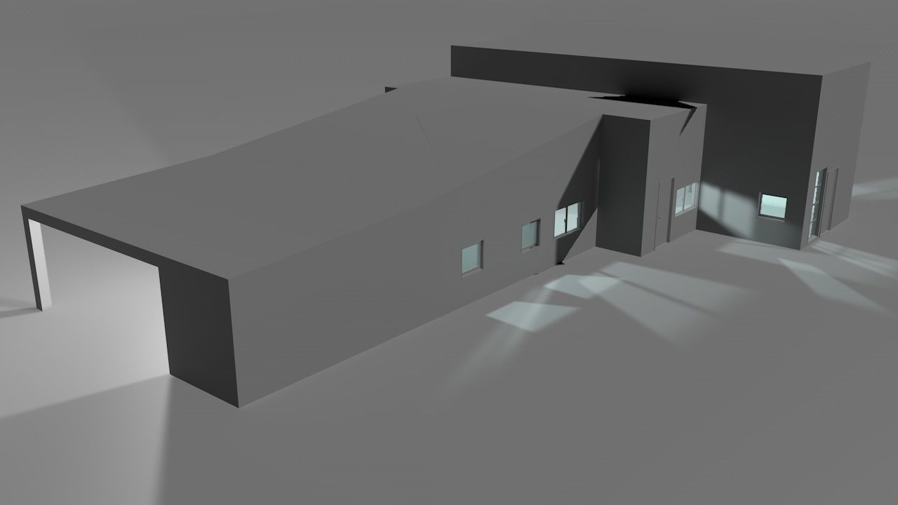 House package - low poly - 40 1-floor houses Low-poly 3D model_51