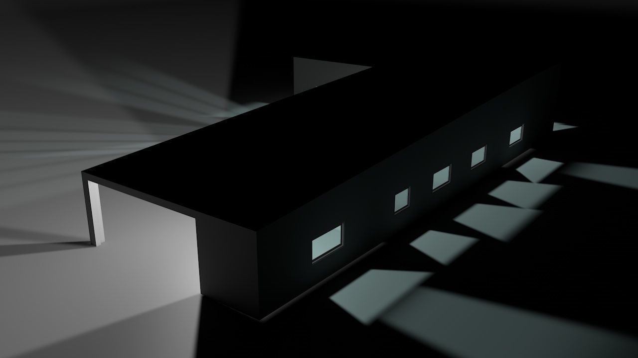 House package - low poly - 40 1-floor houses Low-poly 3D model_96