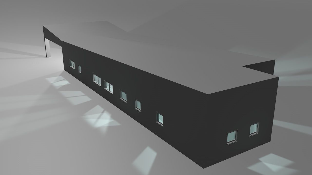 House package - low poly - 40 1-floor houses Low-poly 3D model_43