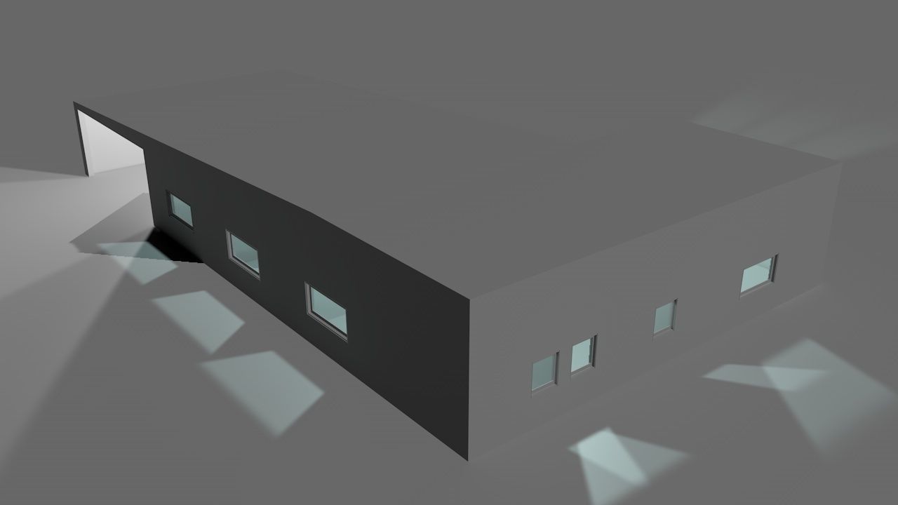 House package - low poly - 40 1-floor houses Low-poly 3D model_91