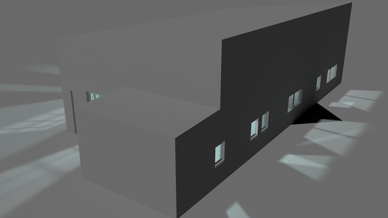 House package - low poly - 40 1-floor houses Low-poly 3D model_60