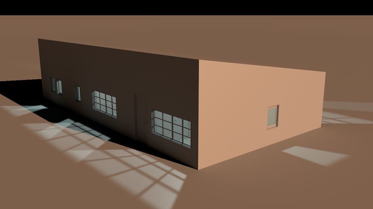 House package - low poly - 40 1-floor houses Low-poly 3D model_19