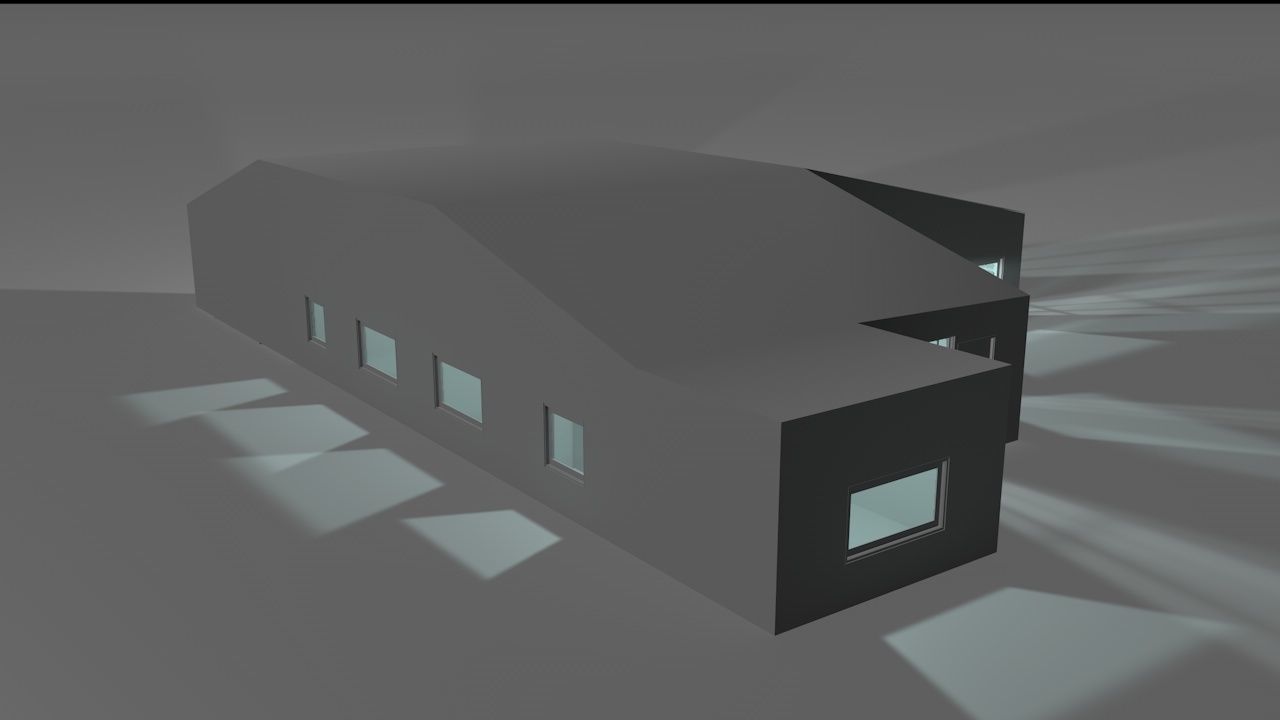 House package - low poly - 40 1-floor houses Low-poly 3D model_104