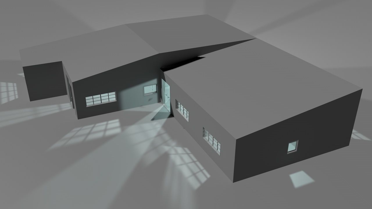 House package - low poly - 40 1-floor houses Low-poly 3D model_74