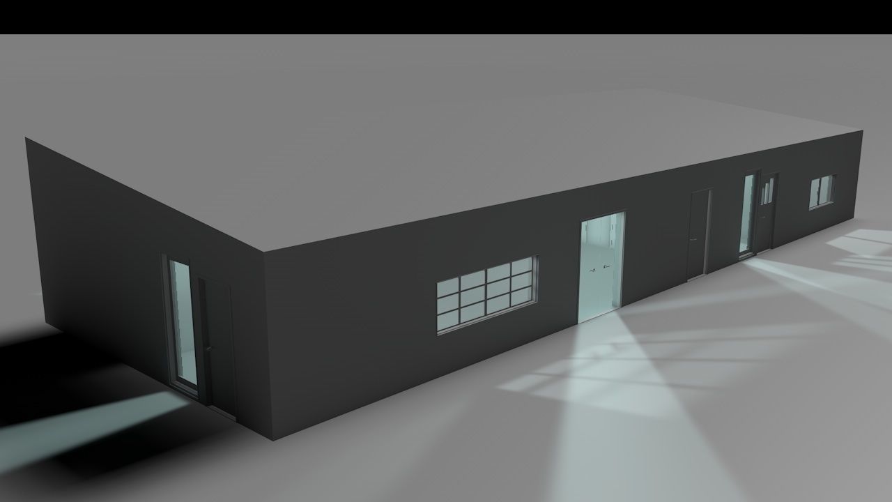 House package - low poly - 40 1-floor houses Low-poly 3D model_38