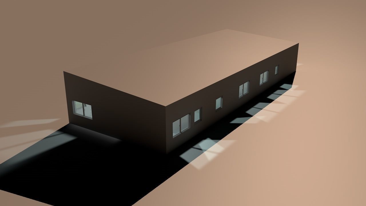 House package - low poly - 40 1-floor houses Low-poly 3D model_12