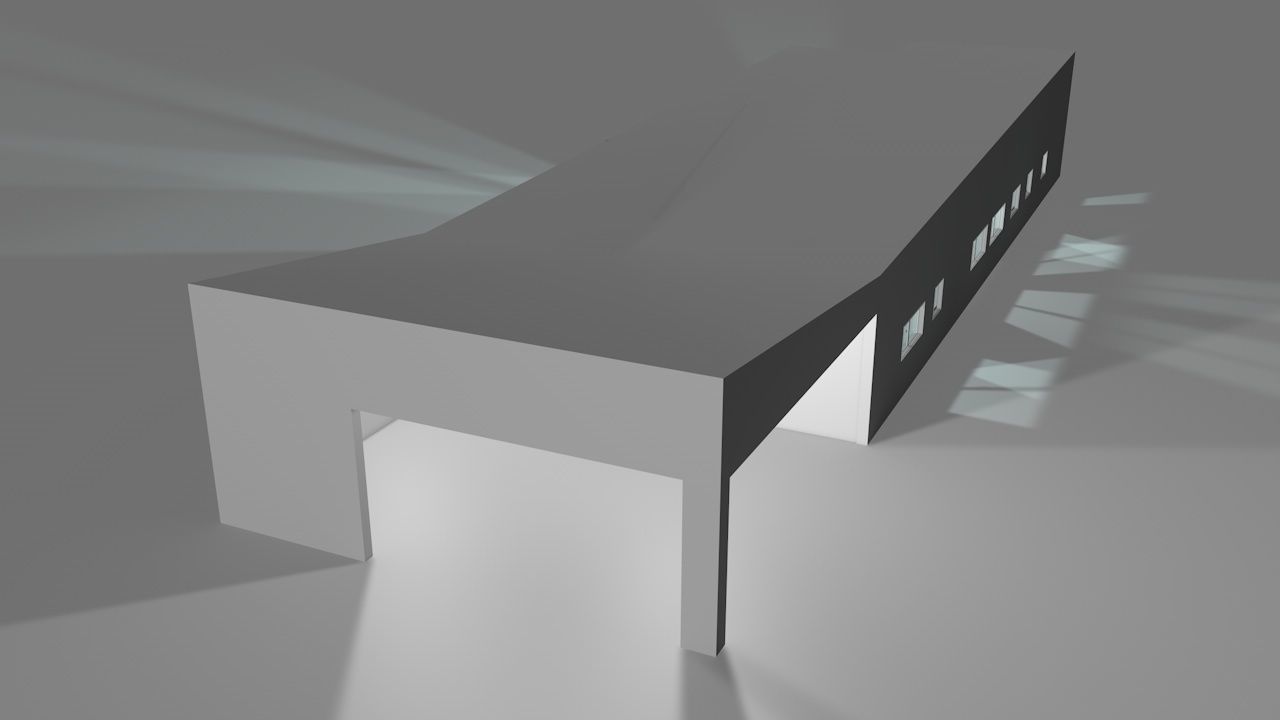 House package - low poly - 40 1-floor houses Low-poly 3D model_42