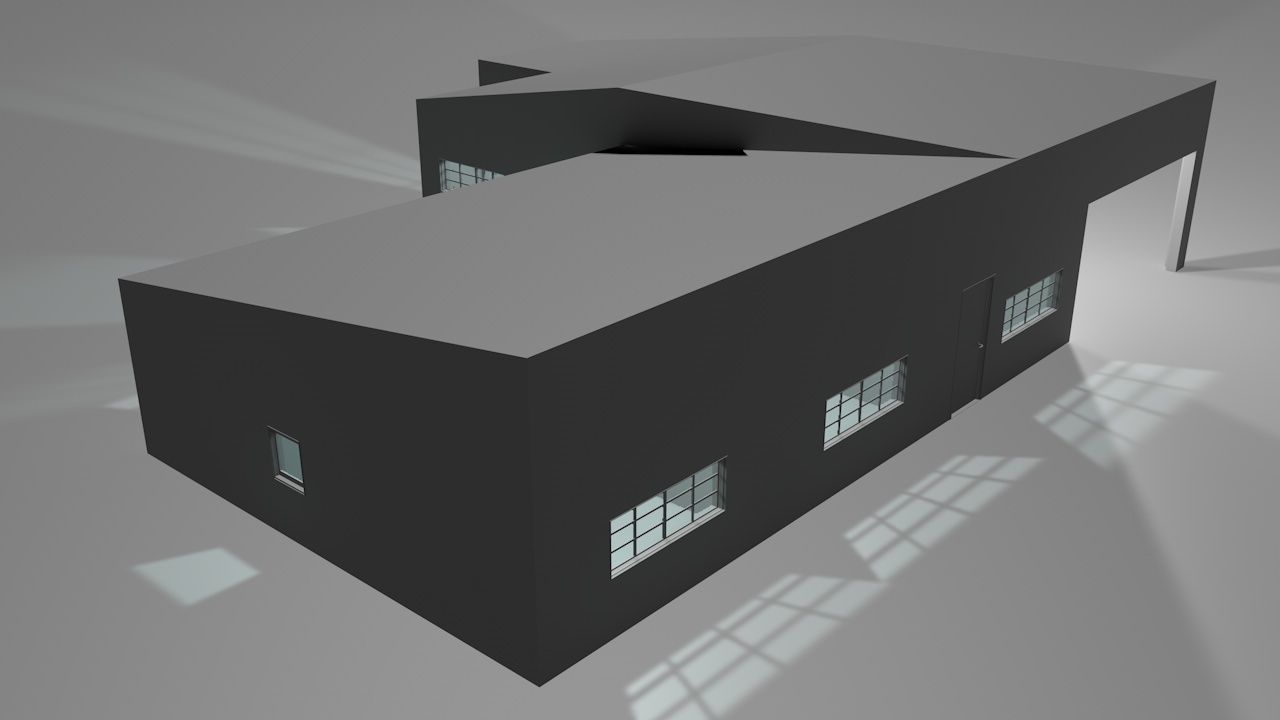 House package - low poly - 40 1-floor houses Low-poly 3D model_73