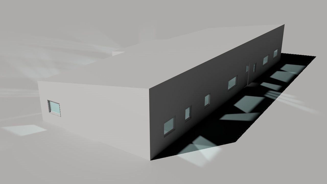 House package - low poly - 40 1-floor houses Low-poly 3D model_144