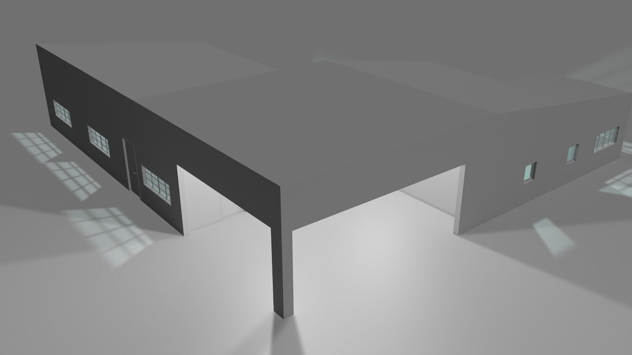 House package - low poly - 40 1-floor houses Low-poly 3D model_72