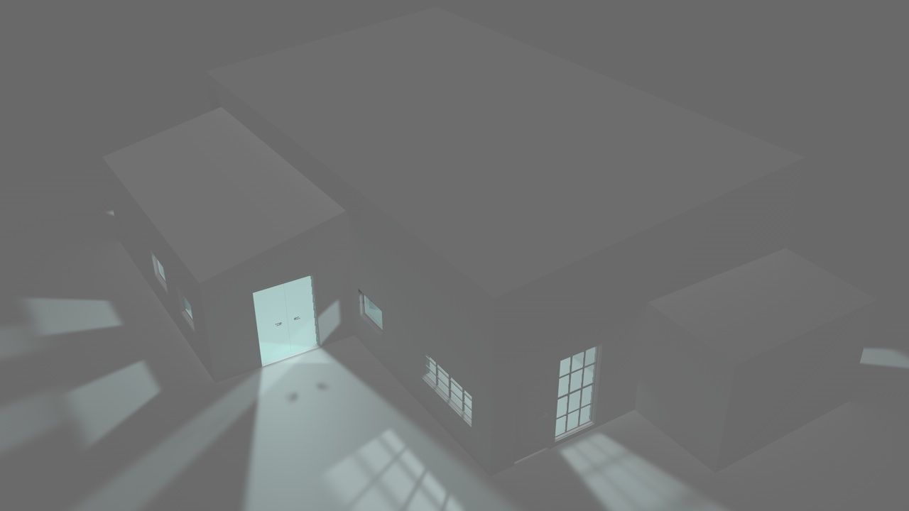 House package - low poly - 40 1-floor houses Low-poly 3D model_63