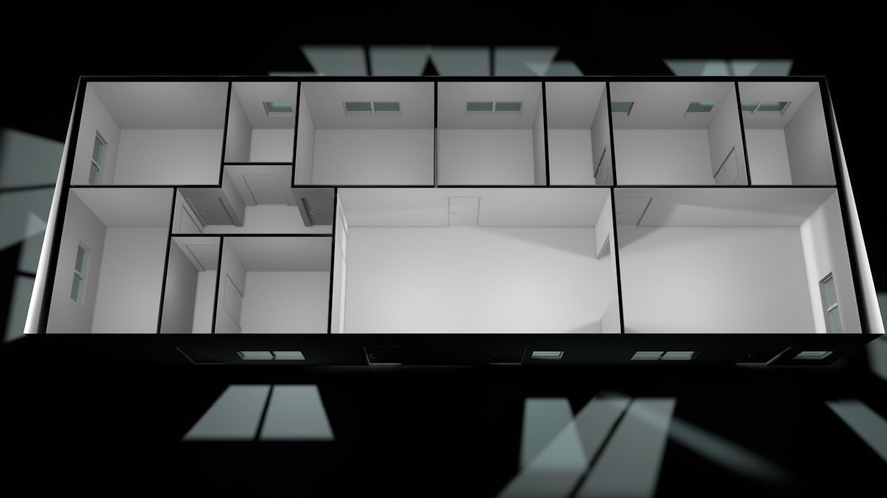 House package - low poly - 40 1-floor houses Low-poly 3D model_17