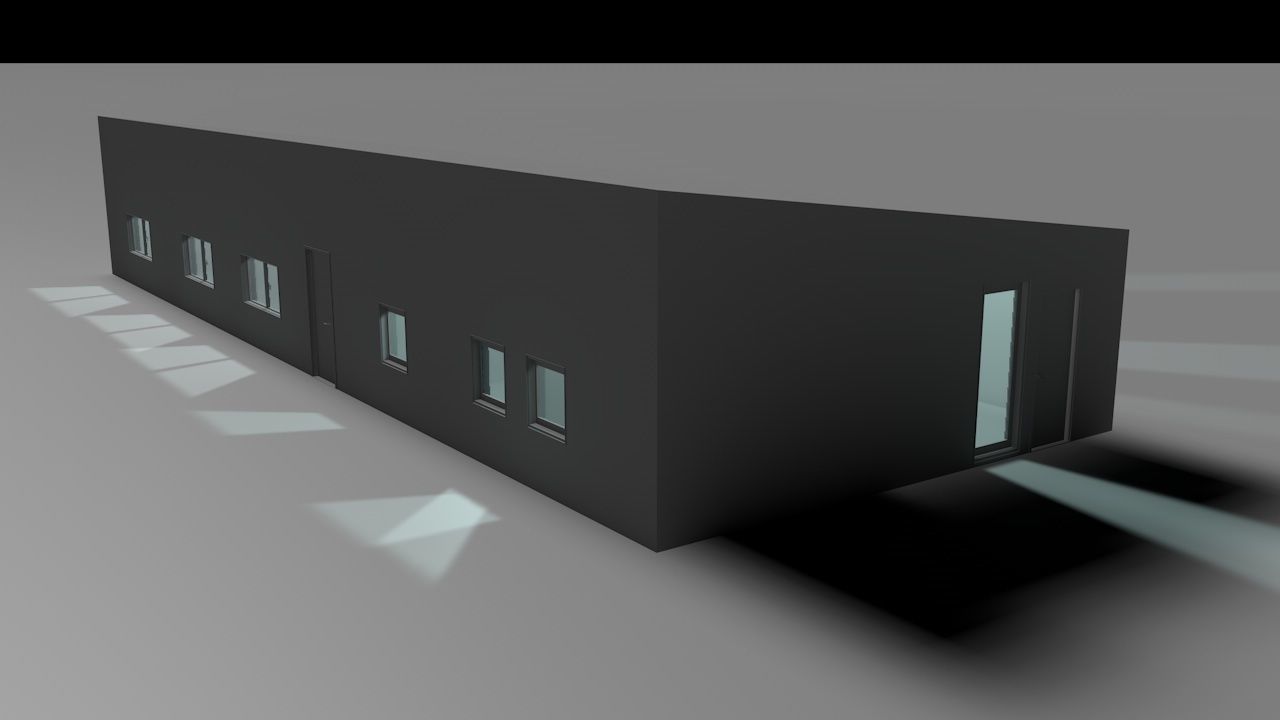 House package - low poly - 40 1-floor houses Low-poly 3D model_37