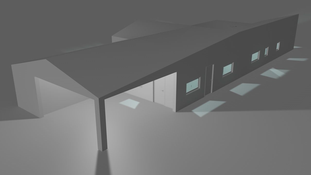 House package - low poly - 40 1-floor houses Low-poly 3D model_120