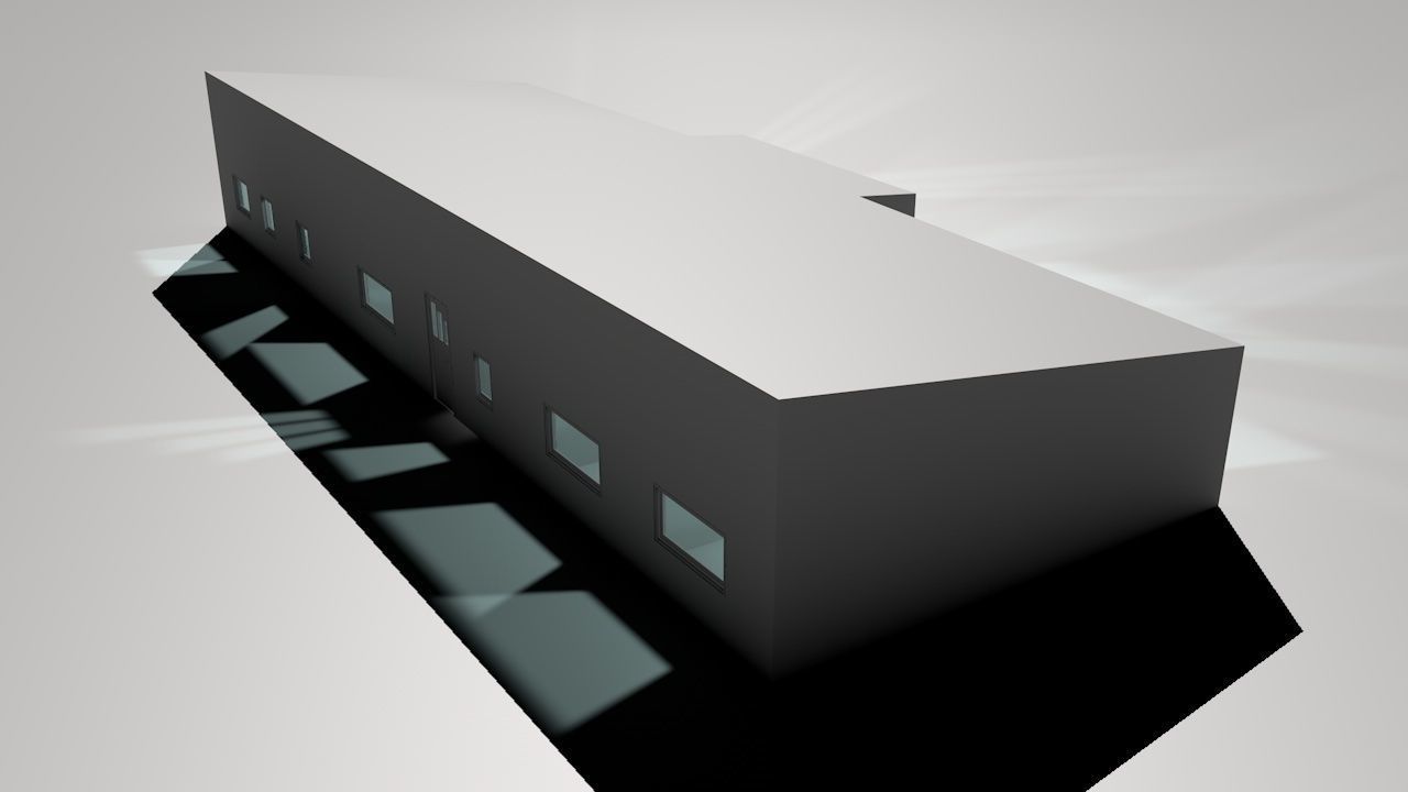 House package - low poly - 40 1-floor houses Low-poly 3D model_145