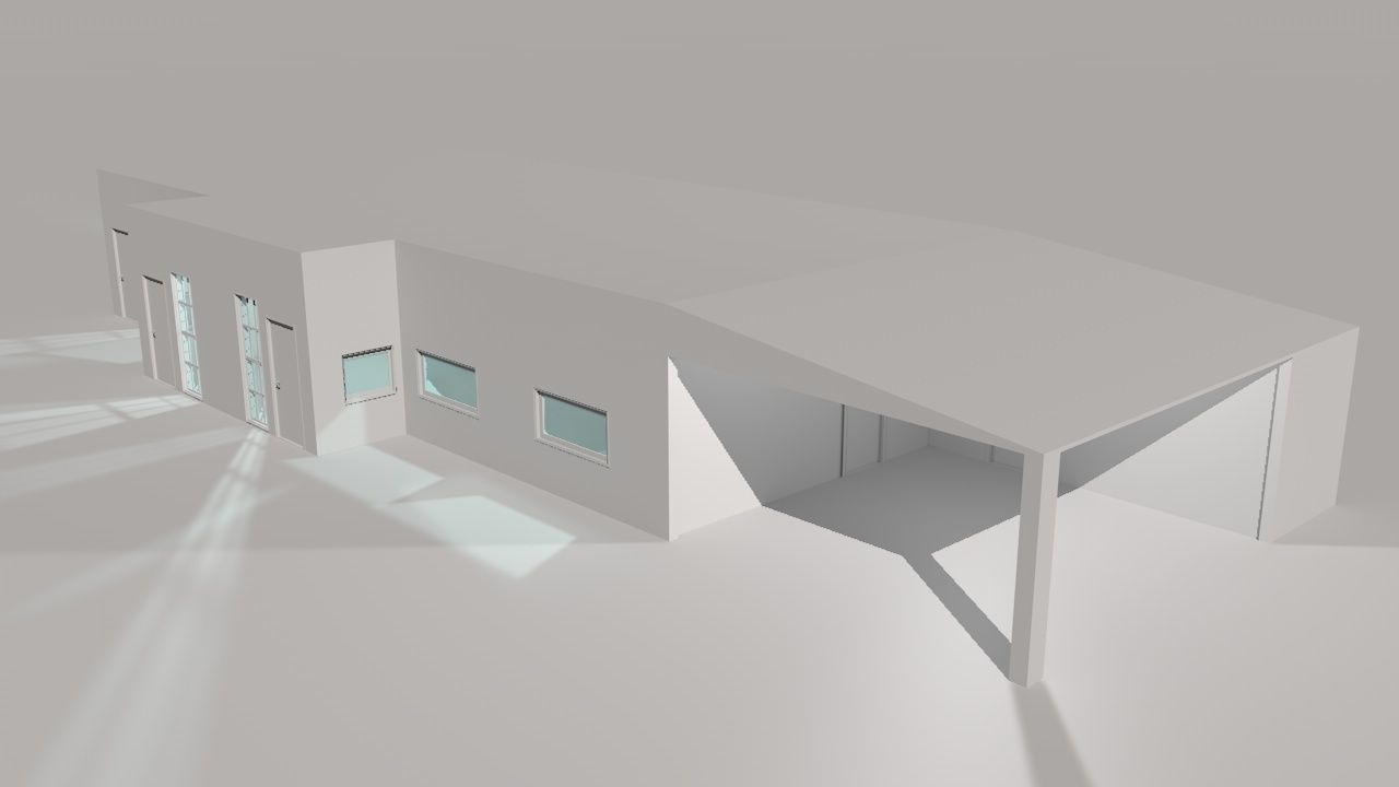 House package - low poly - 40 1-floor houses Low-poly 3D model_141