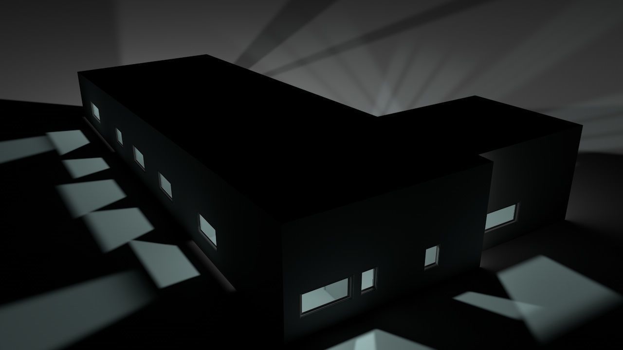 House package - low poly - 40 1-floor houses Low-poly 3D model_97