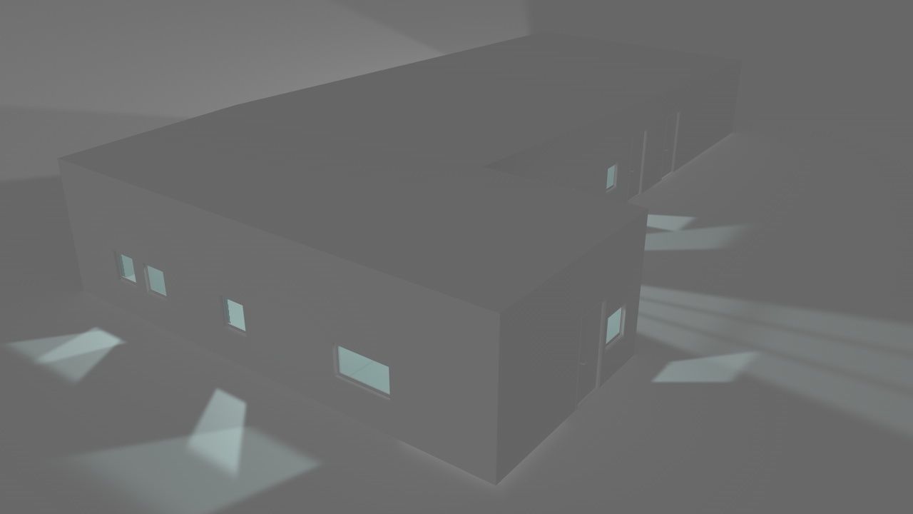 House package - low poly - 40 1-floor houses Low-poly 3D model_92