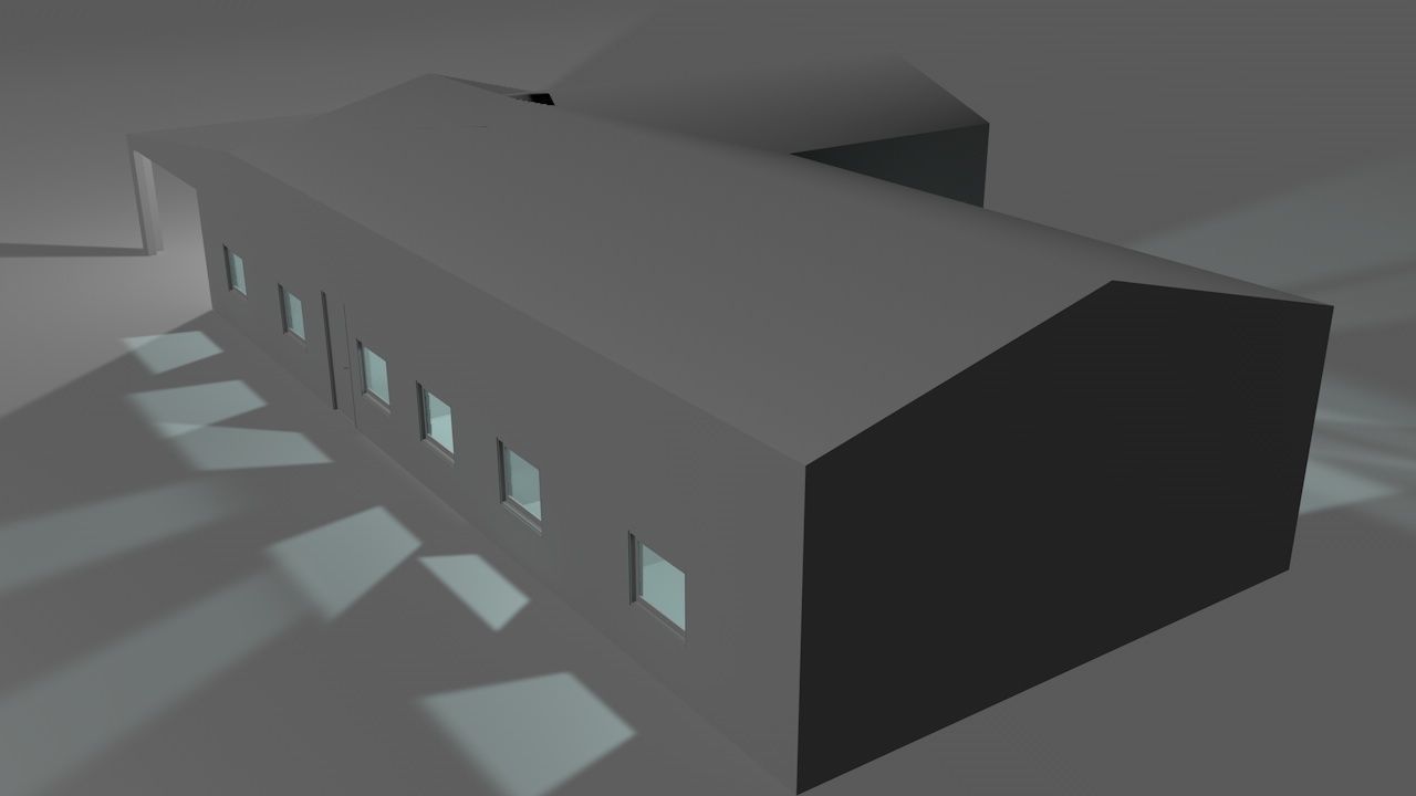 House package - low poly - 40 1-floor houses Low-poly 3D model_109
