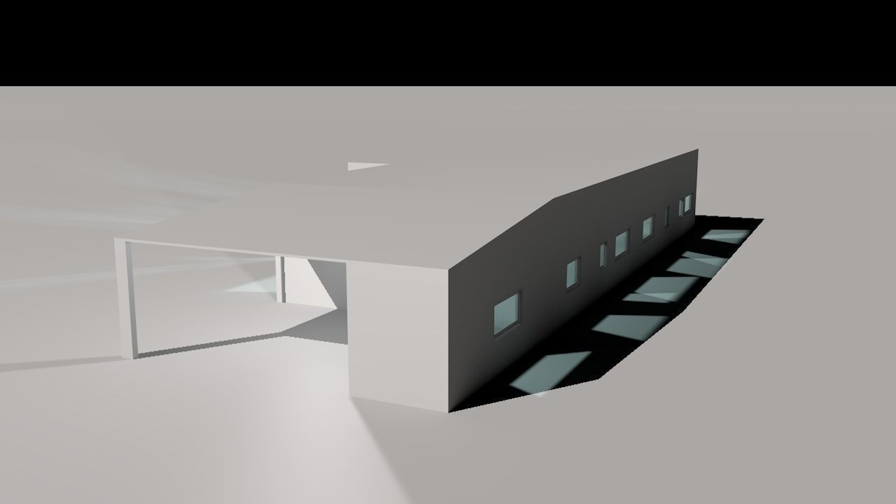 House package - low poly - 40 1-floor houses Low-poly 3D model_138