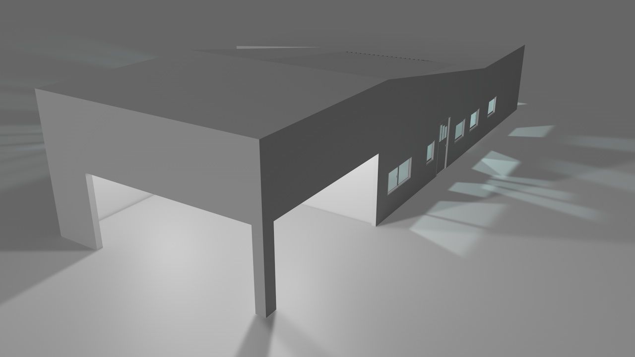 House package - low poly - 40 1-floor houses Low-poly 3D model_78