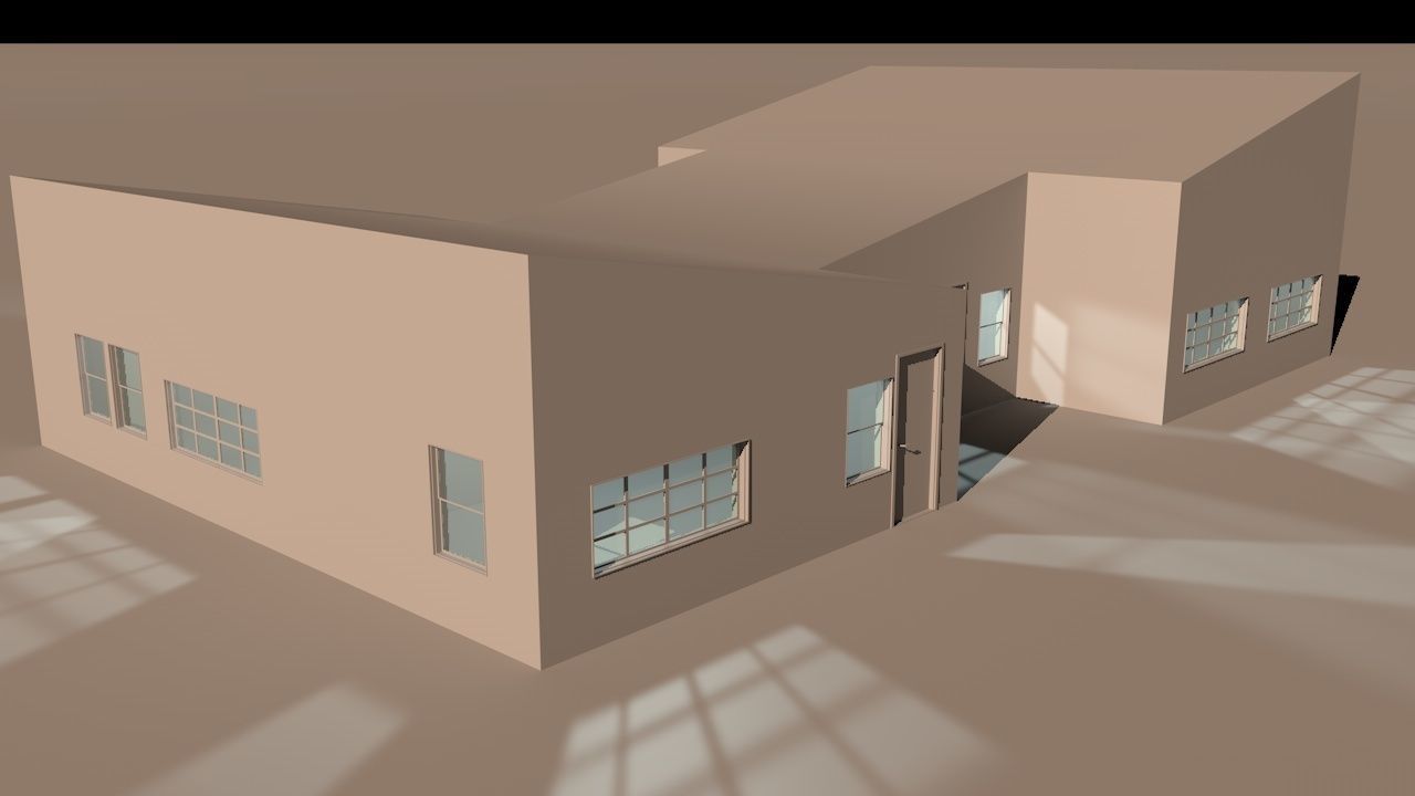 House package - low poly - 40 1-floor houses Low-poly 3D model_8