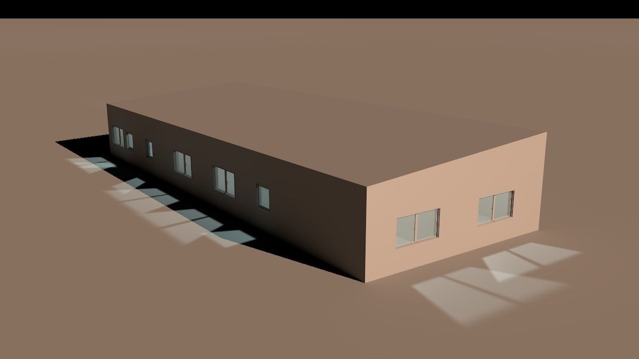 House package - low poly - 40 1-floor houses Low-poly 3D model_13