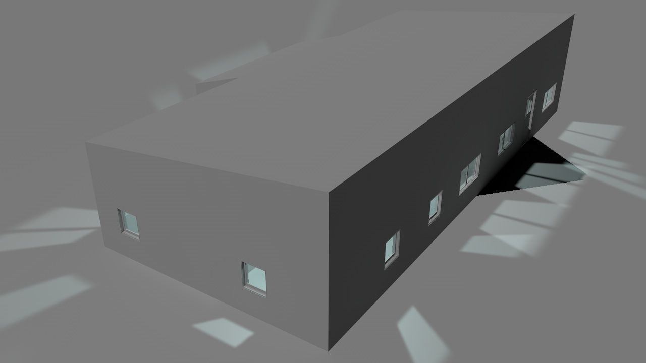 House package - low poly - 40 1-floor houses Low-poly 3D model_54