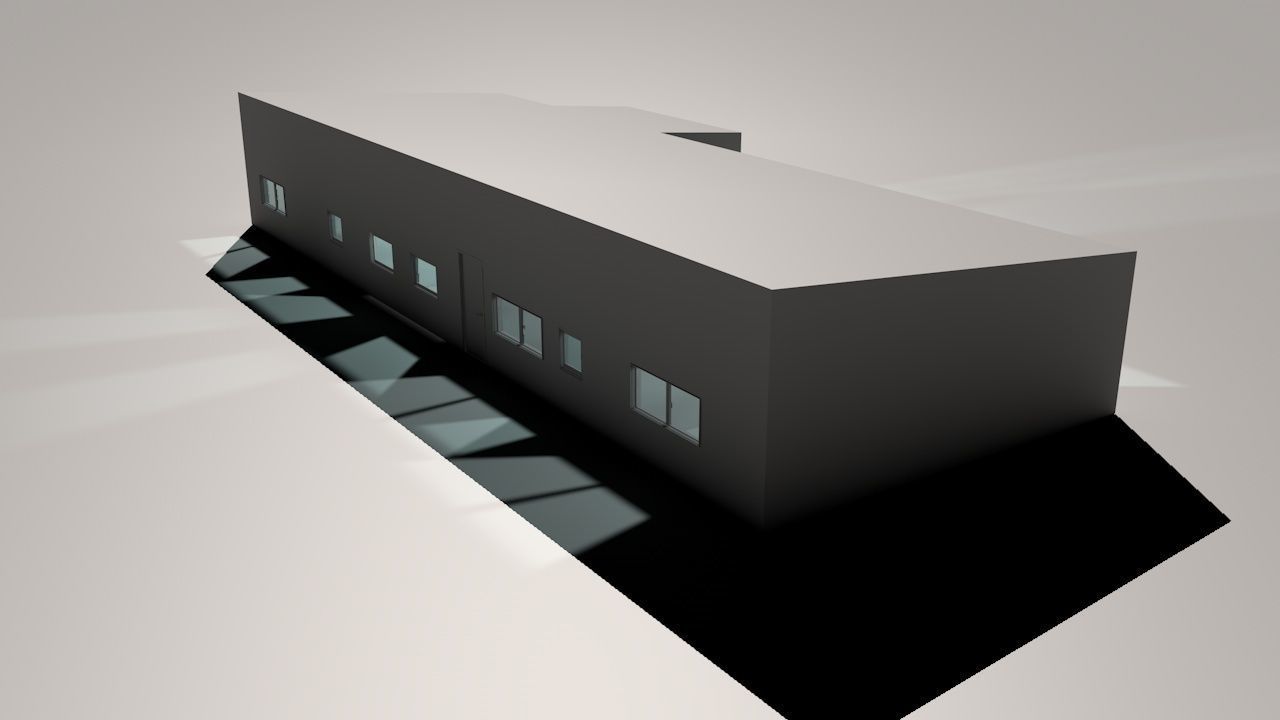 House package - low poly - 40 1-floor houses Low-poly 3D model_133