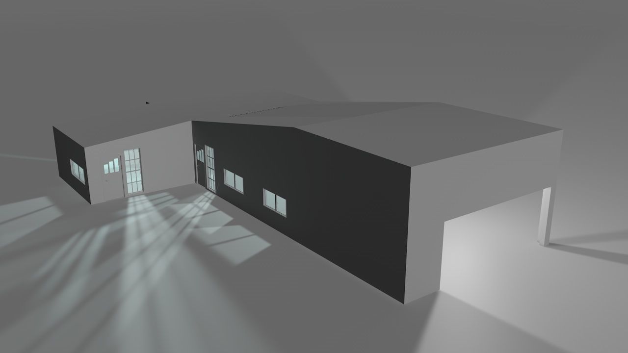 House package - low poly - 40 1-floor houses Low-poly 3D model_81