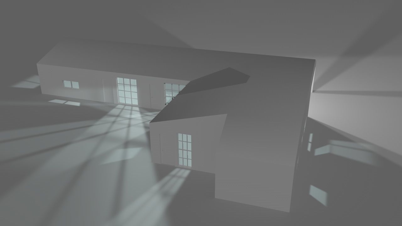 House package - low poly - 40 1-floor houses Low-poly 3D model_114