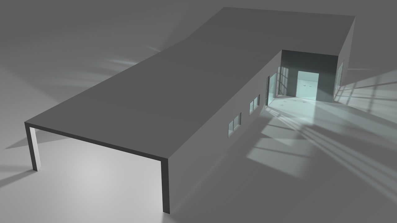 House package - low poly - 40 1-floor houses Low-poly 3D model_128